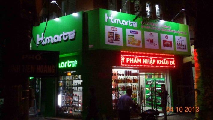 Thi công biển mặt dựng ALU tại Hà Nội